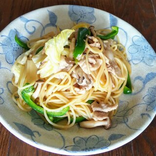 野菜たっぷりパスタ